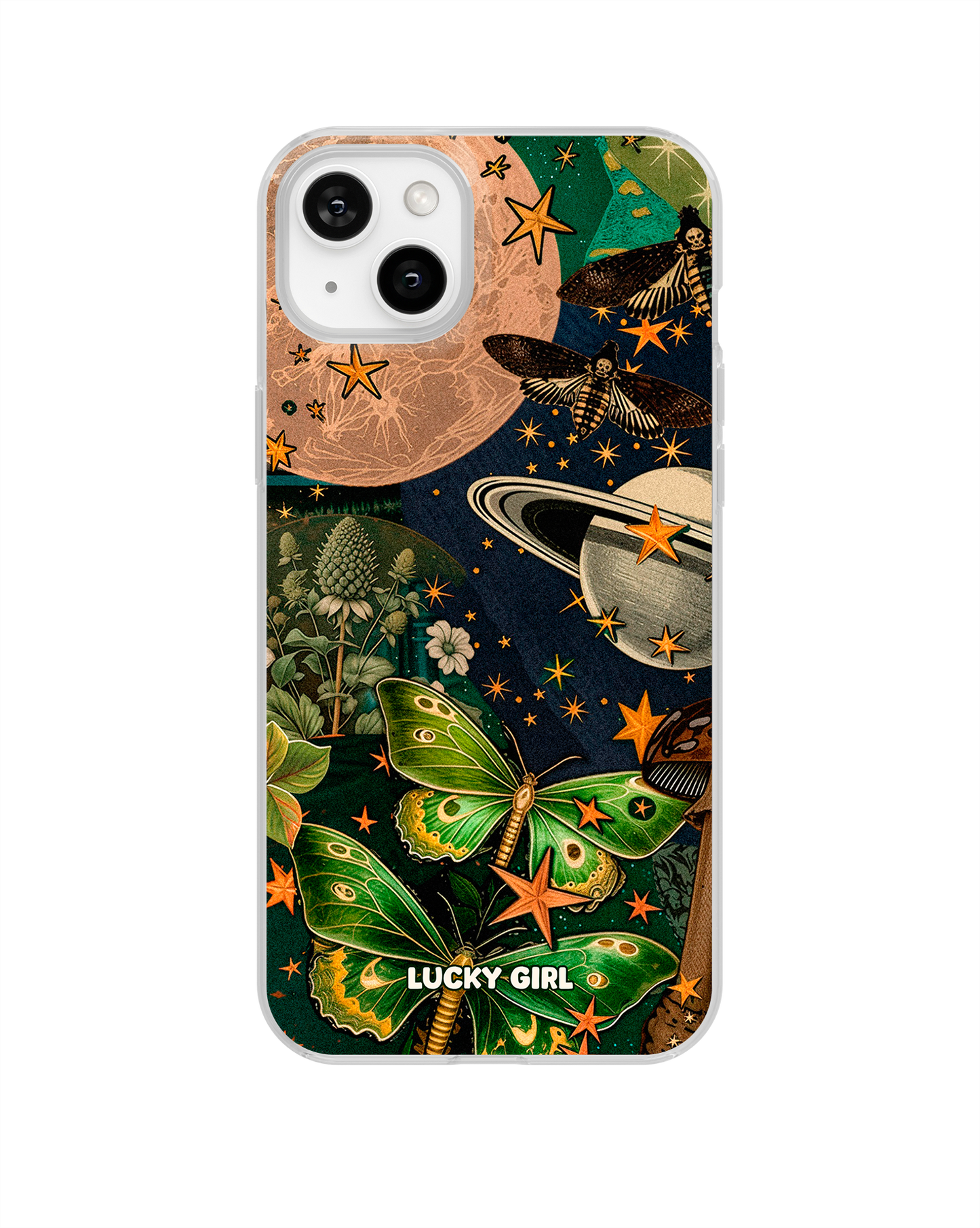 Planetary Alignment Clear Case Insert iPhone 15