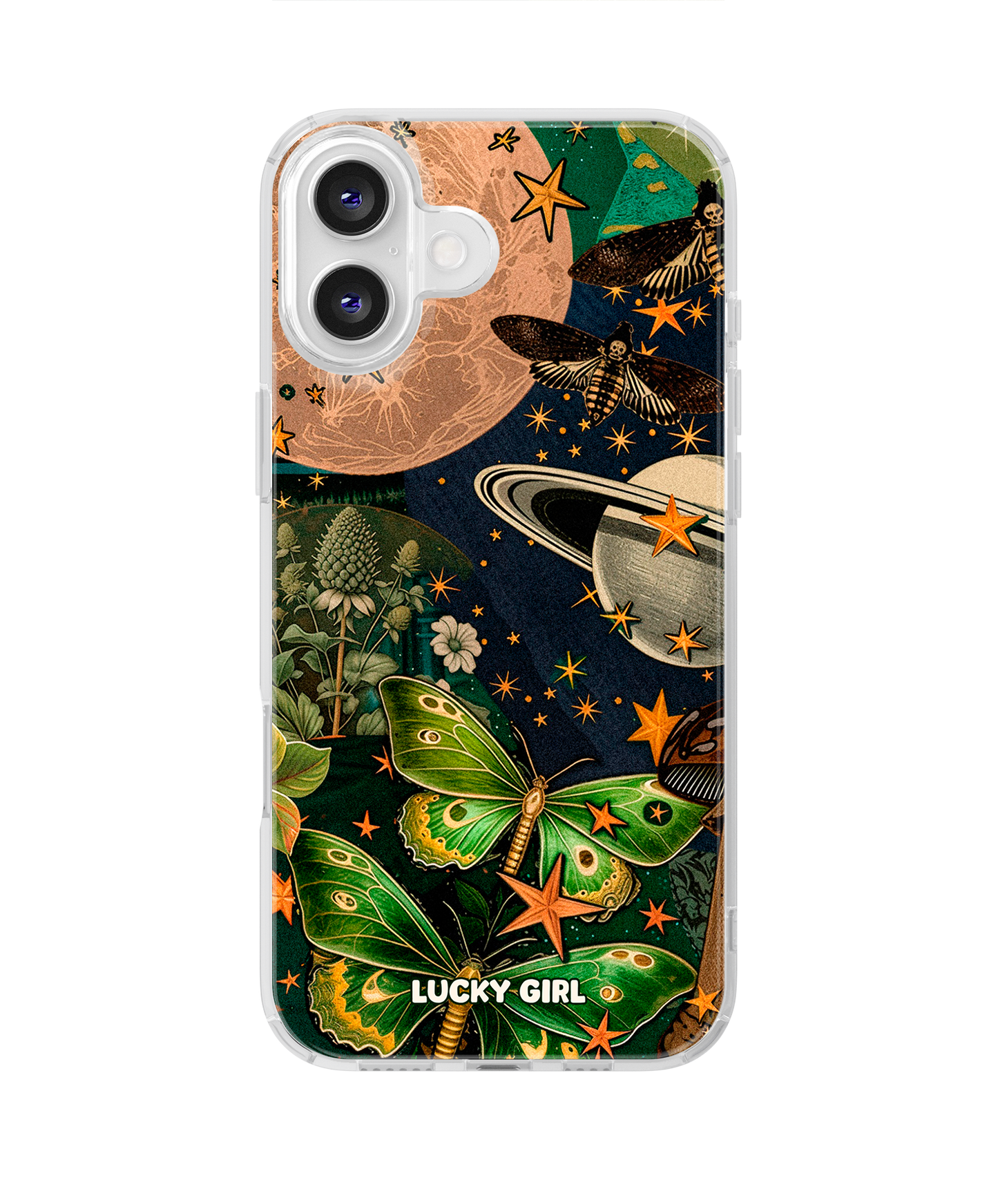 Planetary Alignment Clear Case Insert iPhone 16 Plus