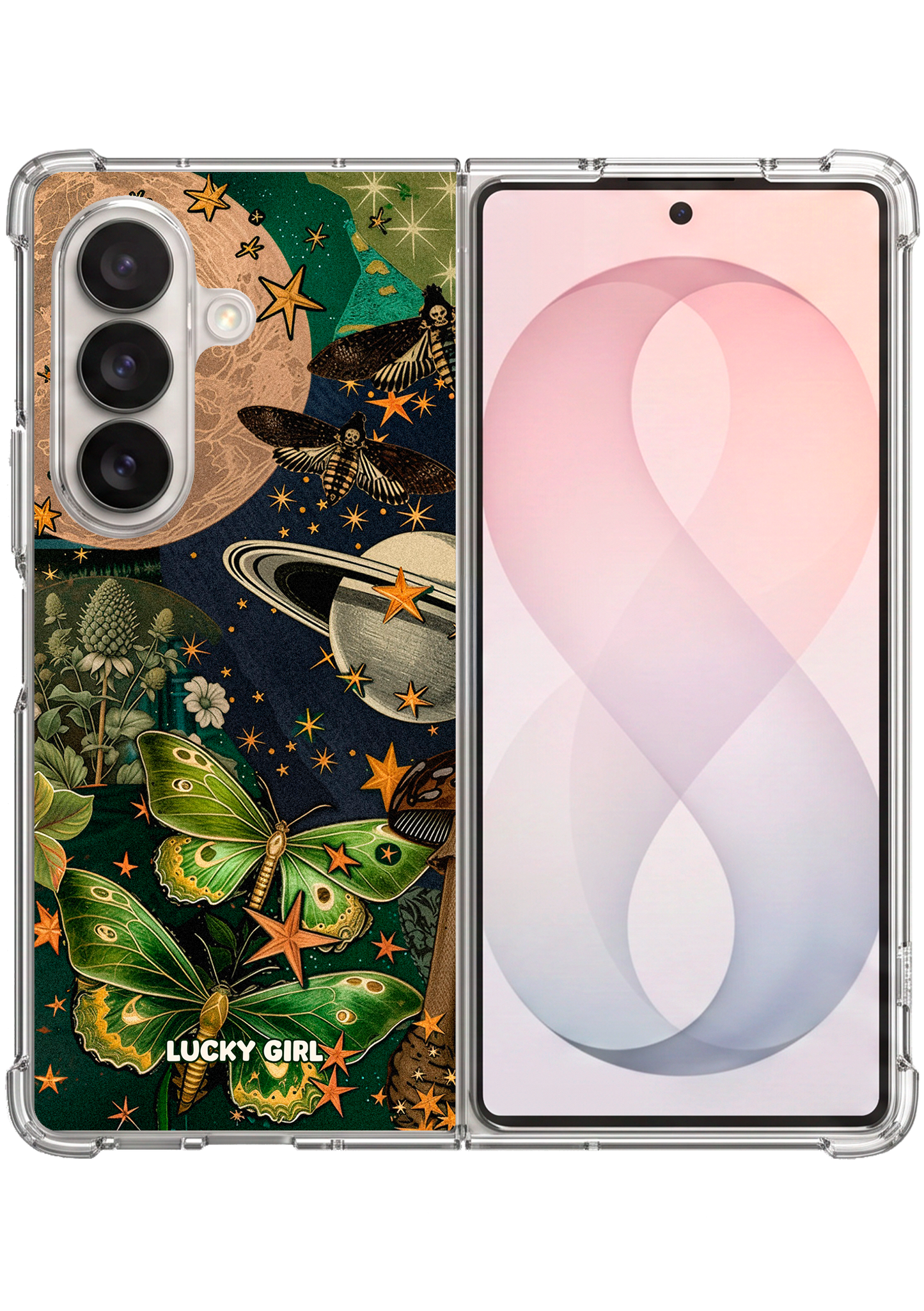 Planetary Alignment Clear Case Insert Galaxy Z Fold 7 / 8 Ultra
