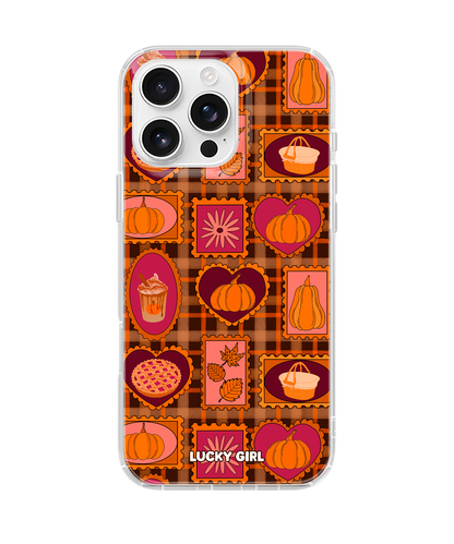 Pumpkin Postage Clear Case Insert iPhone 14 Pro Max