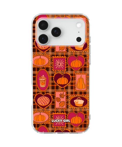 Pumpkin Postage Clear Case Insert iPhone 17 Pro Max
