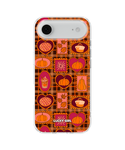Pumpkin Postage Clear Case Insert iPhone 17 Air