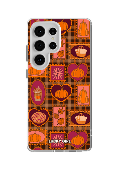Pumpkin Postage Clear Case Insert Galaxy S26 Ultra