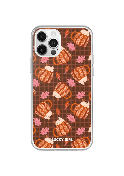 Pumpkin Spice Clear Case Insert iPhone 12/12 Pro