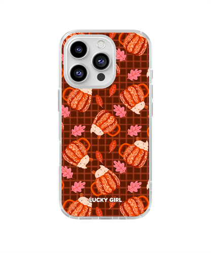 Pumpkin Spice Clear Case Insert iPhone 16 Pro