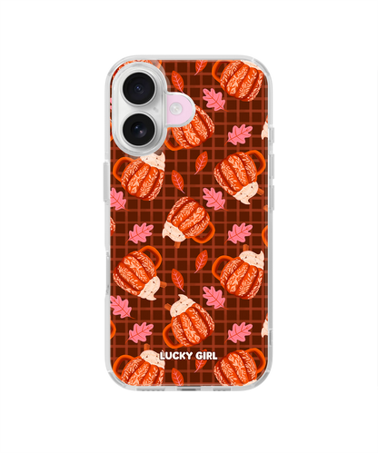 Pumpkin Spice Clear Case Insert iPhone 17