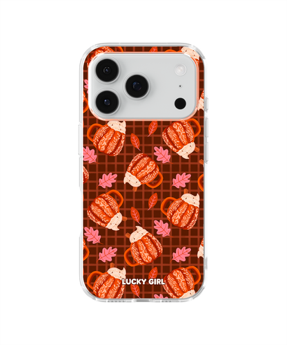 Pumpkin Spice Clear Case Insert iPhone 17 Pro