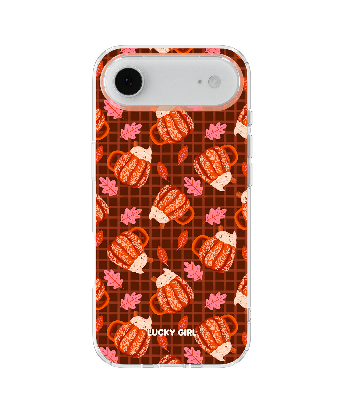 Pumpkin Spice Clear Case Insert iPhone 17 Air