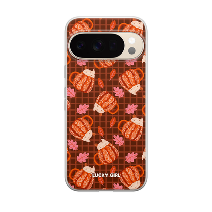Pumpkin Spice Clear Case Insert Pixel 10 Pro XL