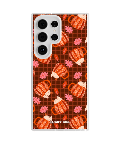 Pumpkin Spice Clear Case Insert Galaxy S23 Ultra