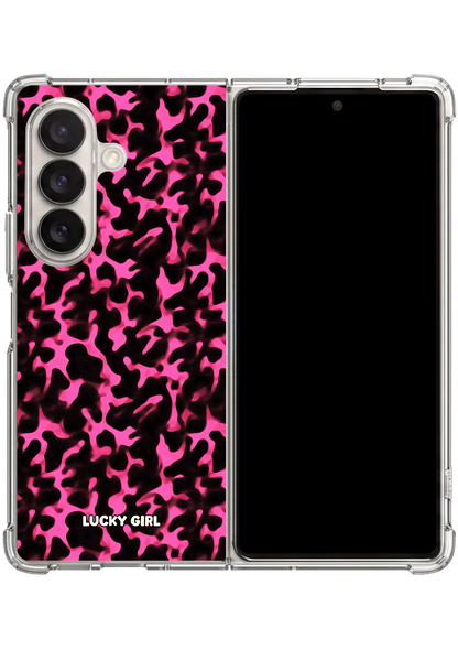 Raspberry Tortoise Clear Case Insert Galaxy Z Fold 7