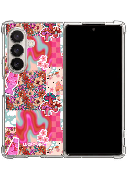 Retro Remix Clear Case Insert Galaxy Z Fold 7
