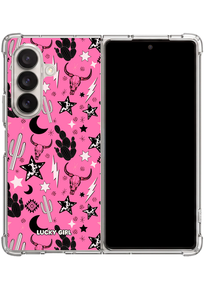 Rodeo Rose Clear Case Insert Galaxy Z Fold 7