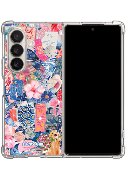 Seas the Day Clear Case Insert Galaxy Z Fold 7