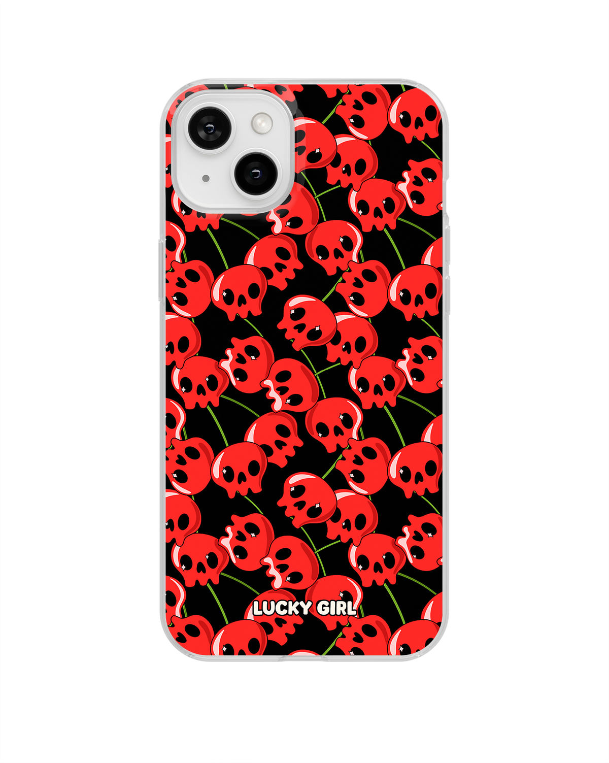Sour Cherries Clear Case Insert iPhone 14 Plus/15 Plus