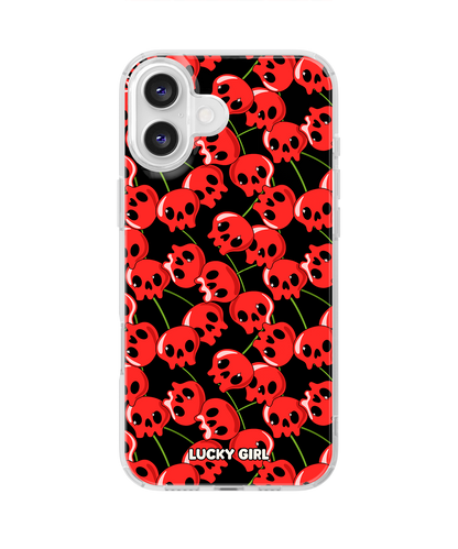 Sour Cherries Clear Case Insert iPhone 16 Plus