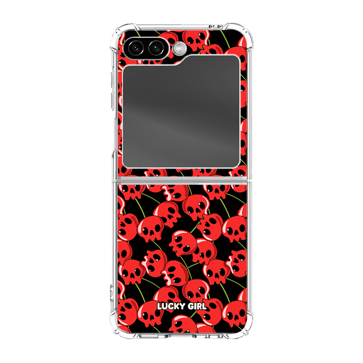 Sour Cherries Clear Case Insert Galaxy Z Flip 6/7 FE