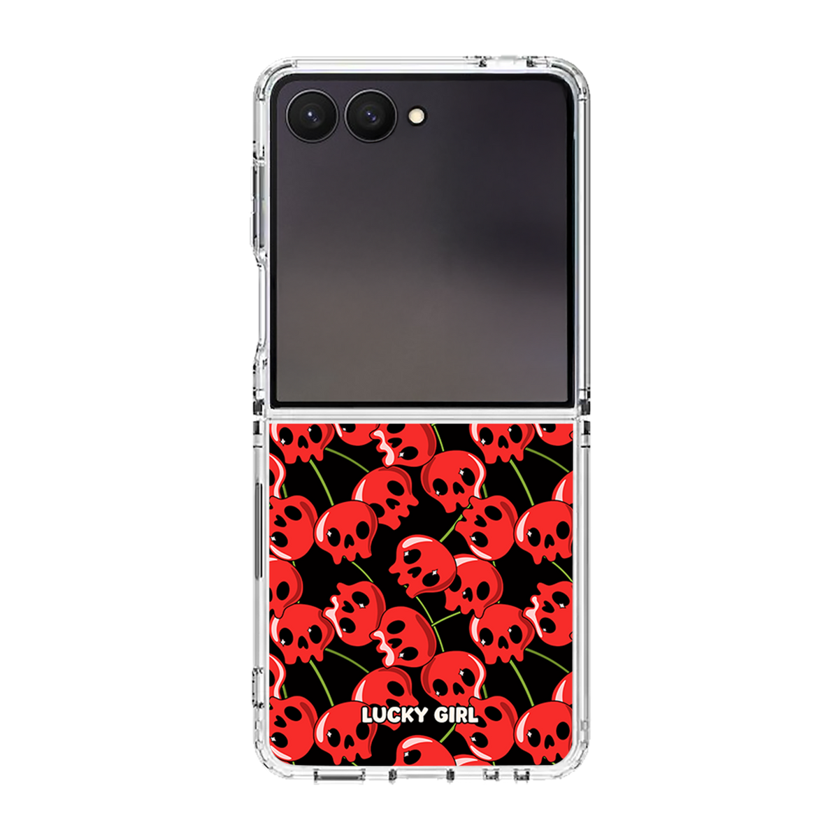 Sour Cherries Clear Case Insert Galaxy Z Flip 7