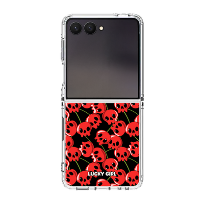 Sour Cherries Clear Case Insert Galaxy Z Flip 7