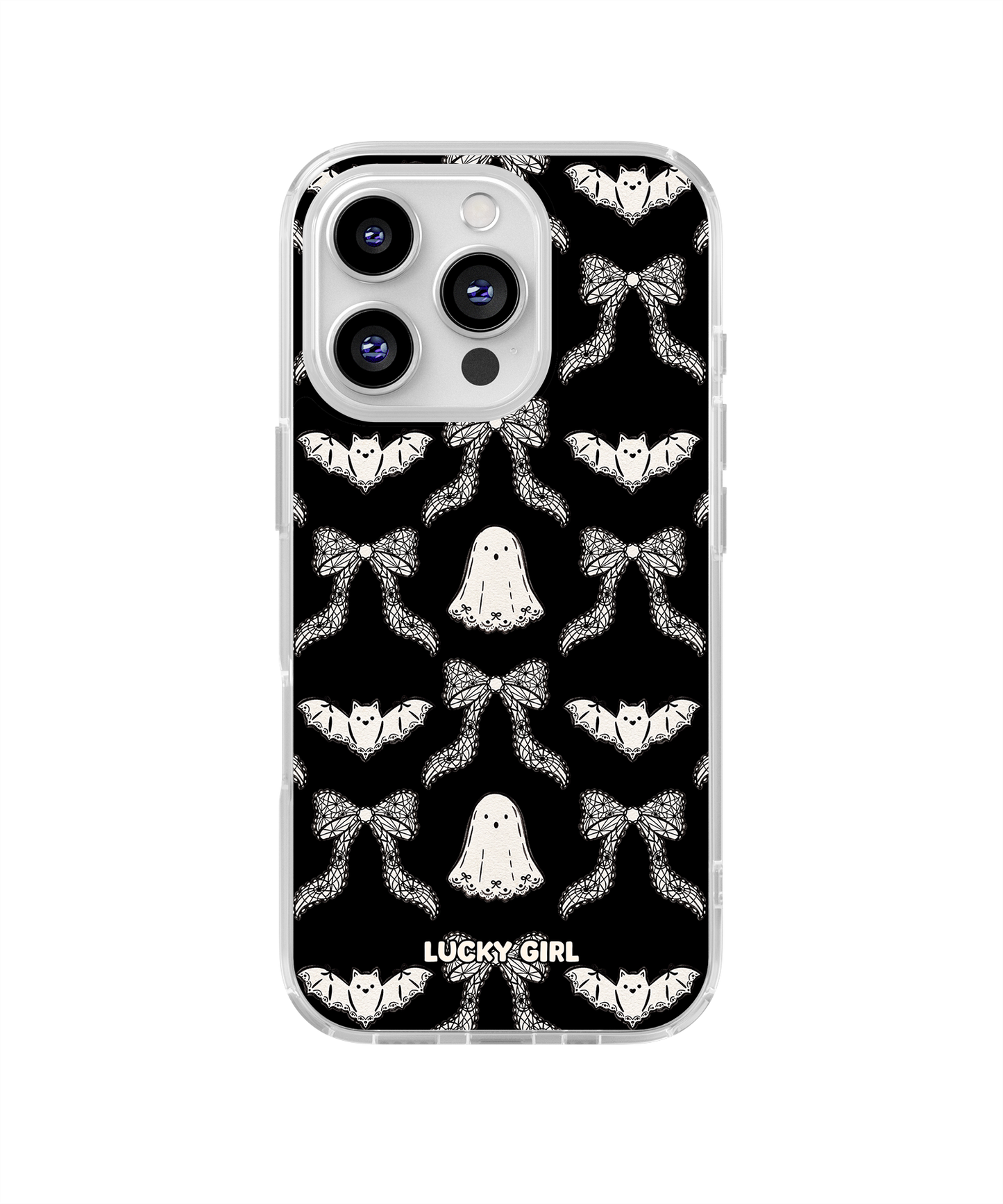 Spooky Chantilly Clear Case Insert iPhone 14 Pro