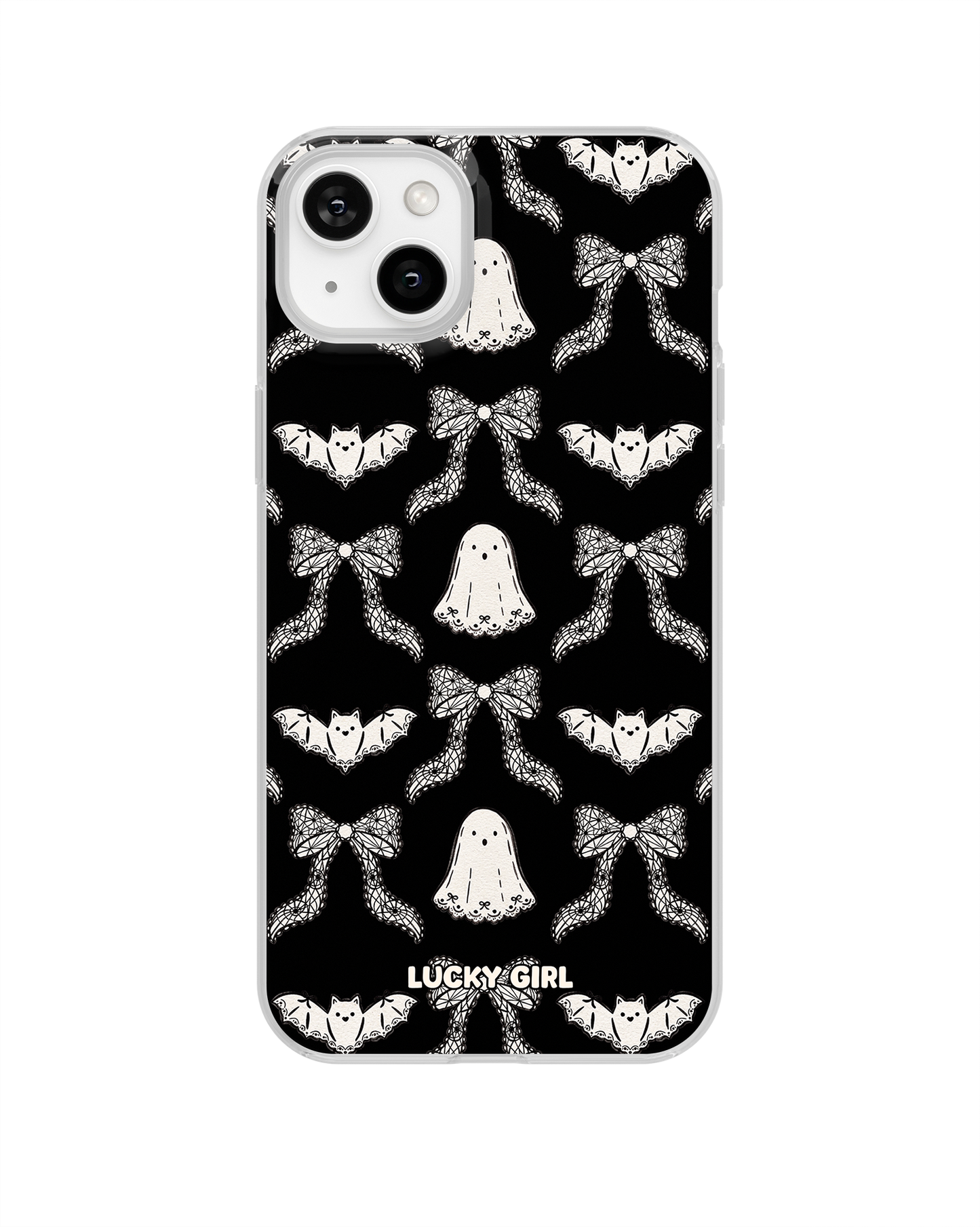 Spooky Chantilly Clear Case Insert iPhone 15