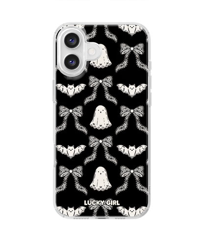 Spooky Chantilly Clear Case Insert iPhone 16 Plus