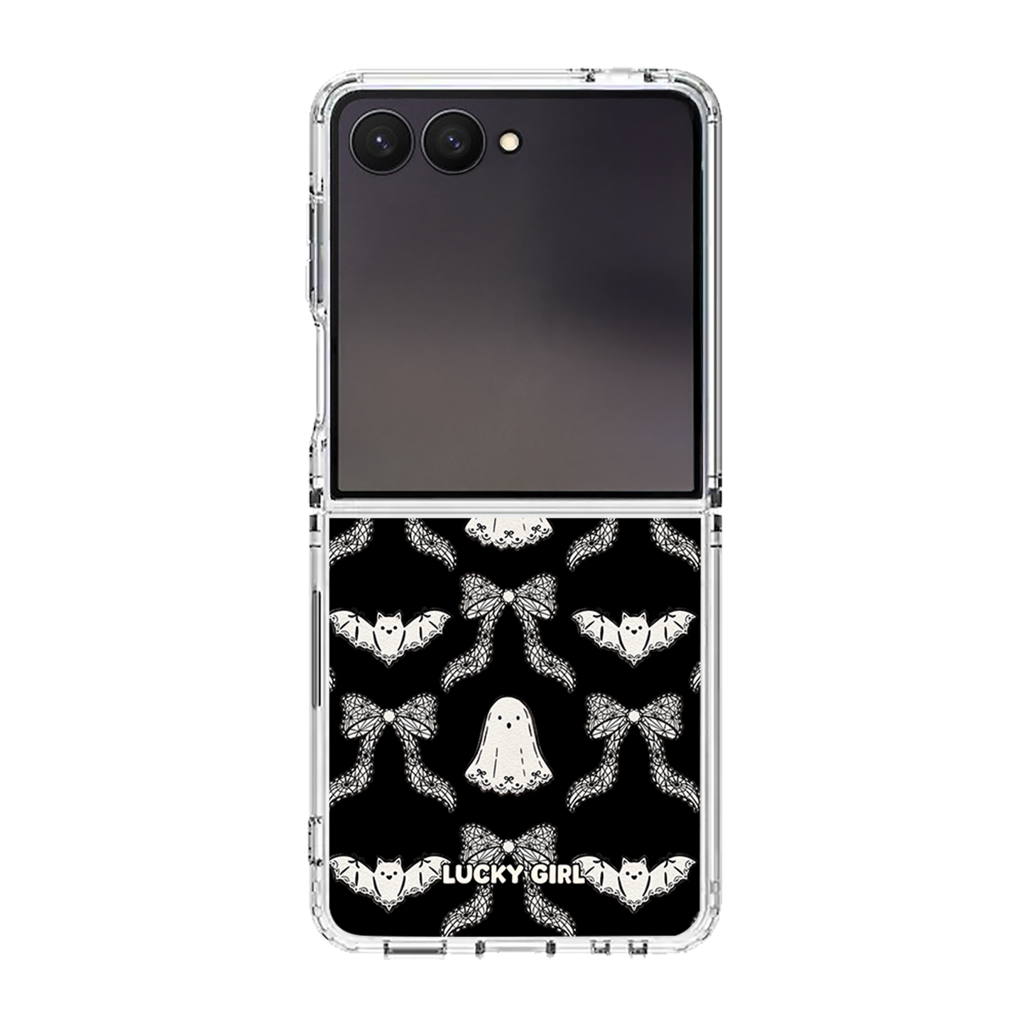 Spooky Chantilly Clear Case Insert Galaxy Z Flip 7
