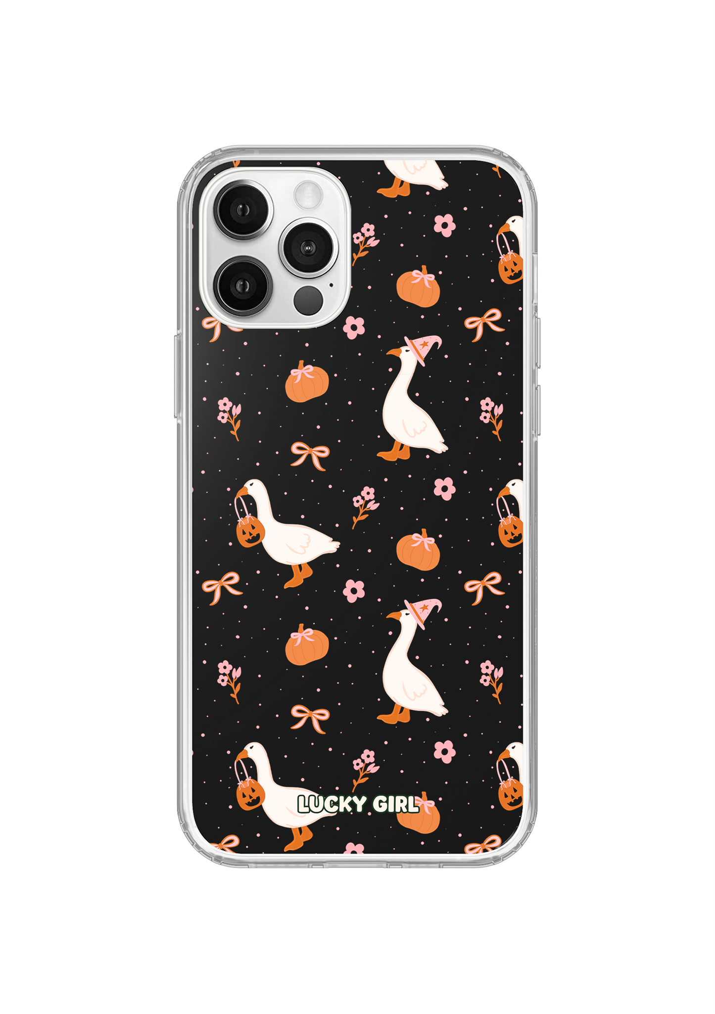 Spooky Goose Clear Case Insert iPhone 12/12 Pro