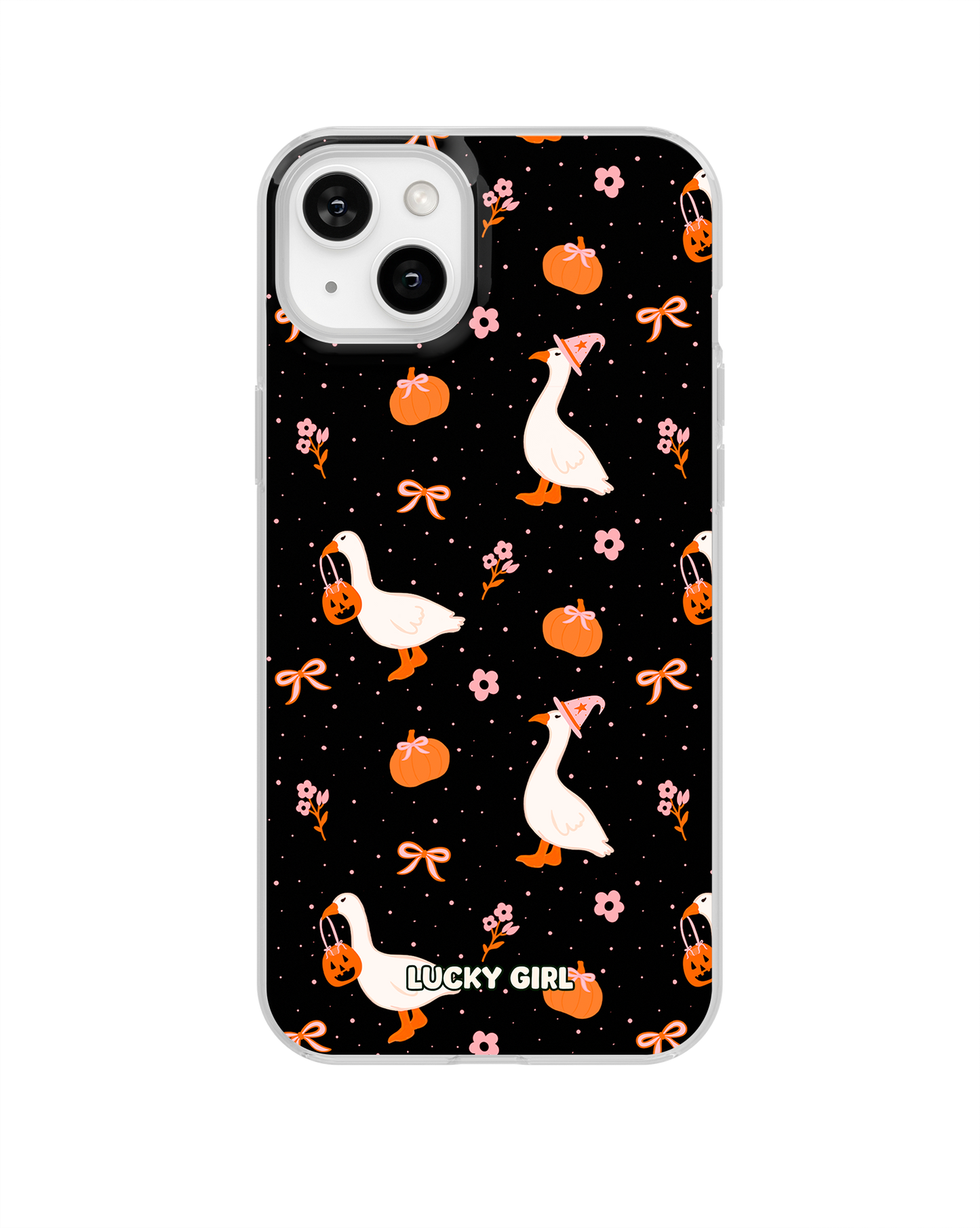 Spooky Goose Clear Case Insert iPhone 15