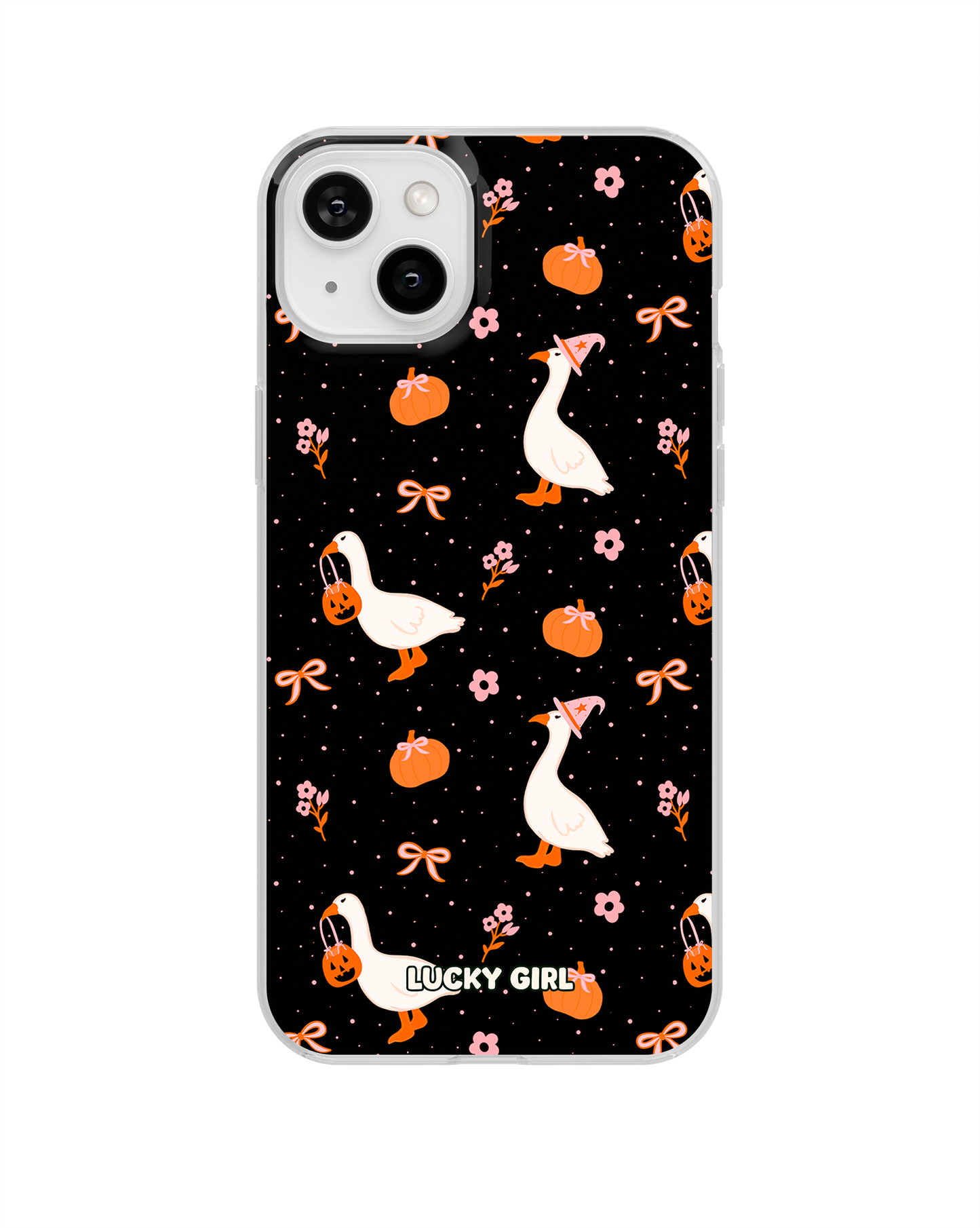 Spooky Goose Clear Case Insert iPhone 14 Plus/15 Plus