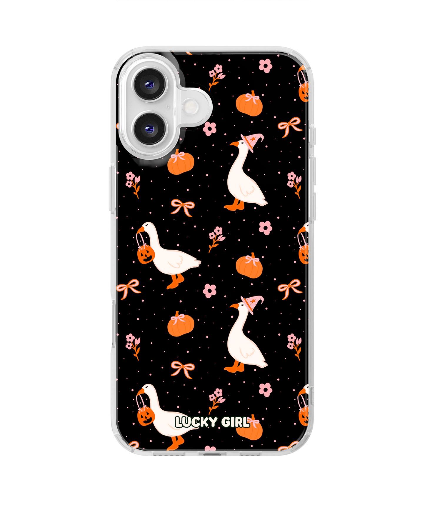 Spooky Goose Clear Case Insert iPhone 16 Plus