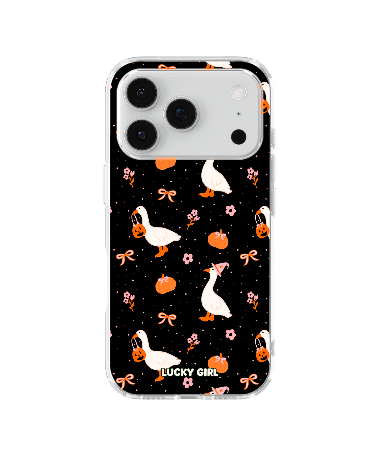 Spooky Goose Clear Case Insert iPhone 17 Pro