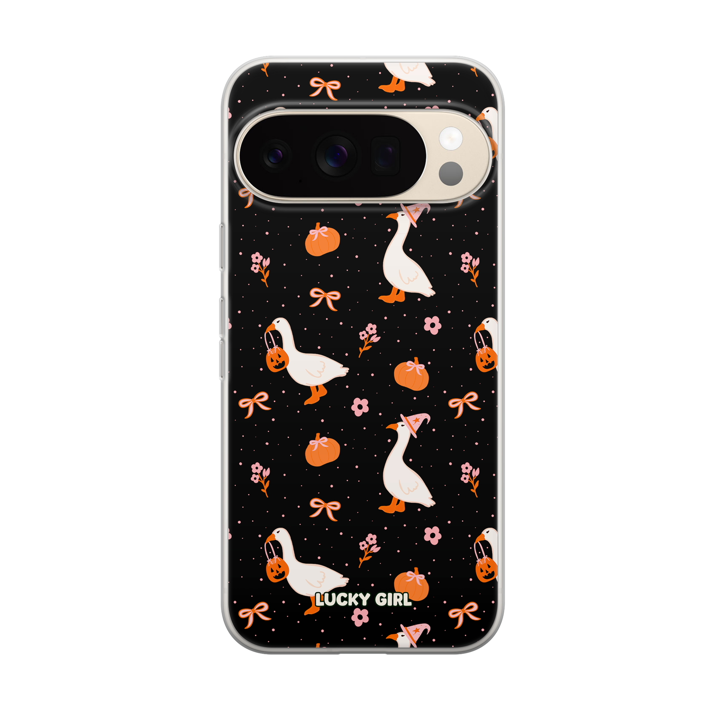 Spooky Goose Clear Case Insert Pixel 10 Pro XL