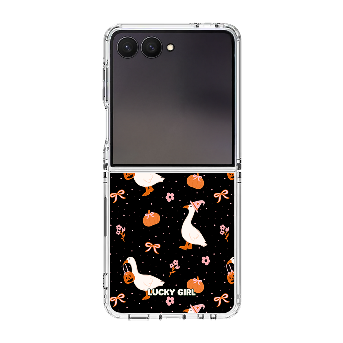 Spooky Goose Clear Case Insert Galaxy Z Flip 7