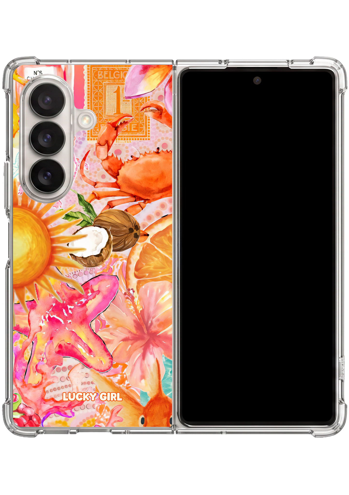 Sun-Drenched Clear Case Insert Galaxy Z Fold 7