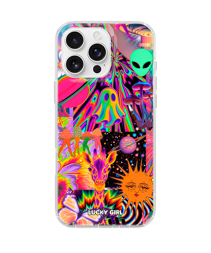 Technicolor Trip Clear Case Insert iPhone 15 Pro Max