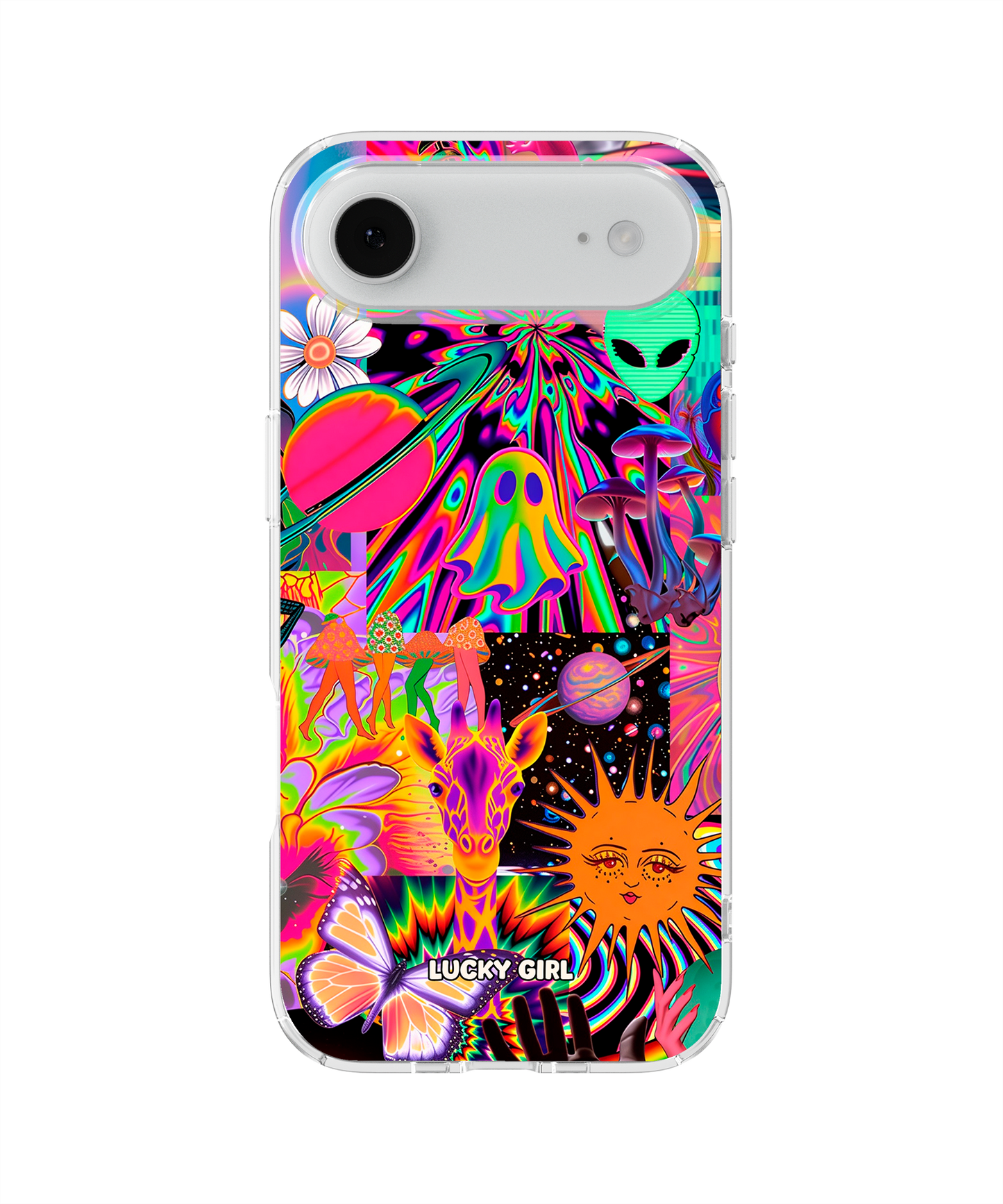 Technicolor Trip Clear Case Insert iPhone 17 Air