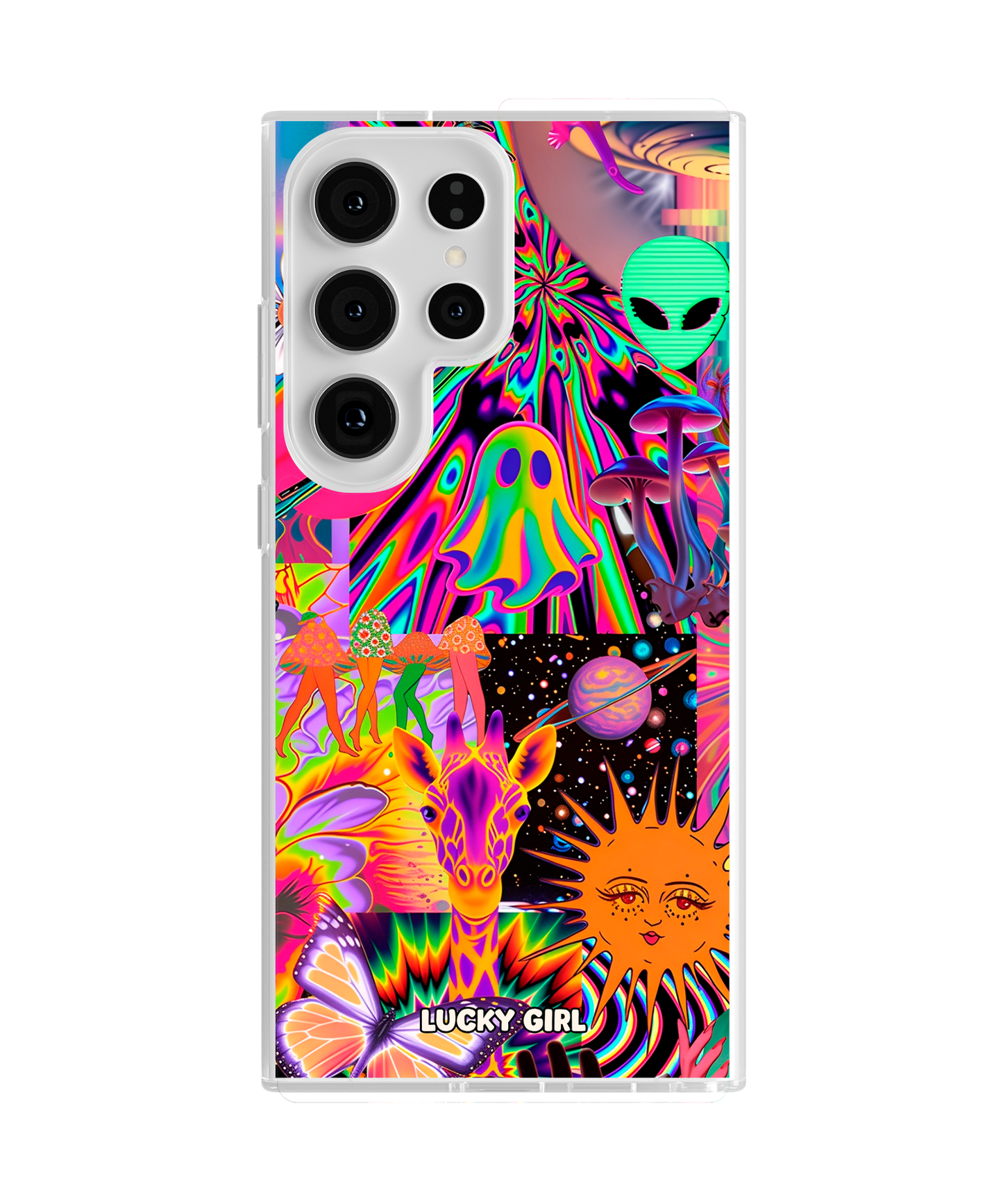Technicolor Trip Clear Case Insert Galaxy S23 Ultra