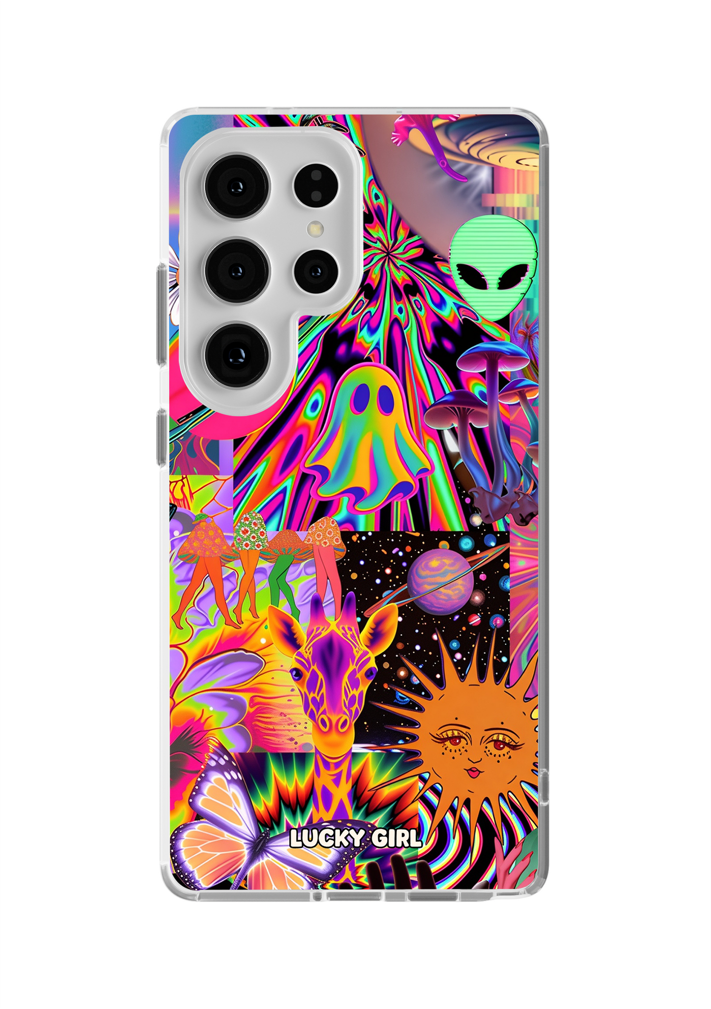 Technicolor Trip Clear Case Insert Galaxy S25 Ultra
