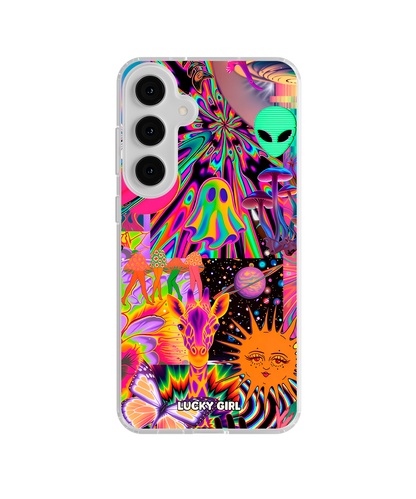 Technicolor Trip Clear Case Insert Galaxy S26 Plus