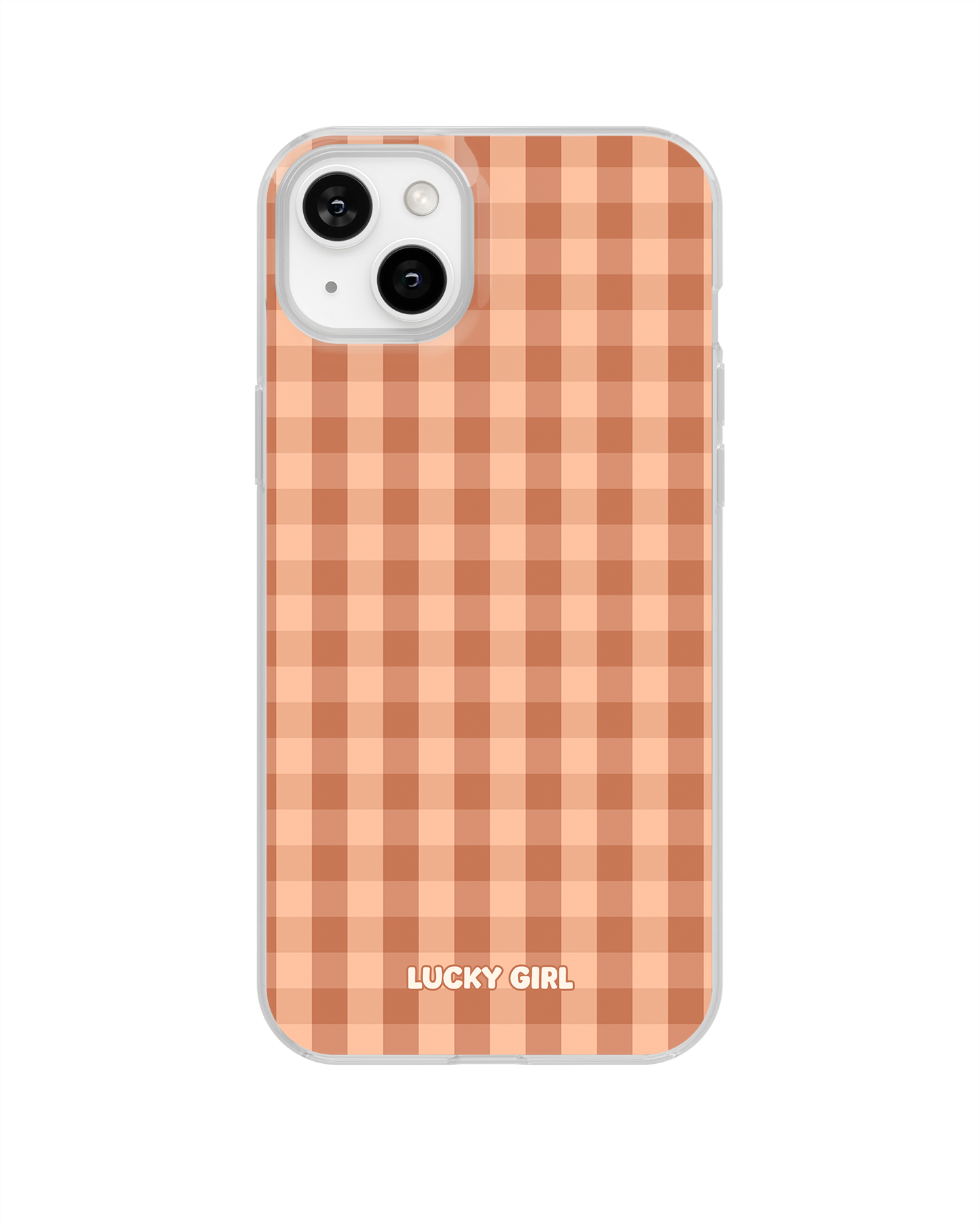 Teddy Gingham Clear Case Insert iPhone 13/14/16e