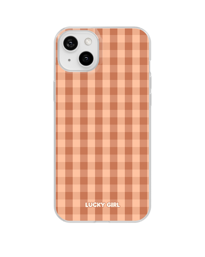 Teddy Gingham Clear Case Insert iPhone 14 Plus/15 Plus