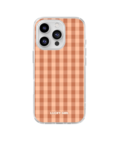 Teddy Gingham Clear Case Insert iPhone 15 Pro
