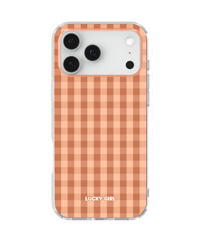 Teddy Gingham Clear Case Insert iPhone 17 Pro Max