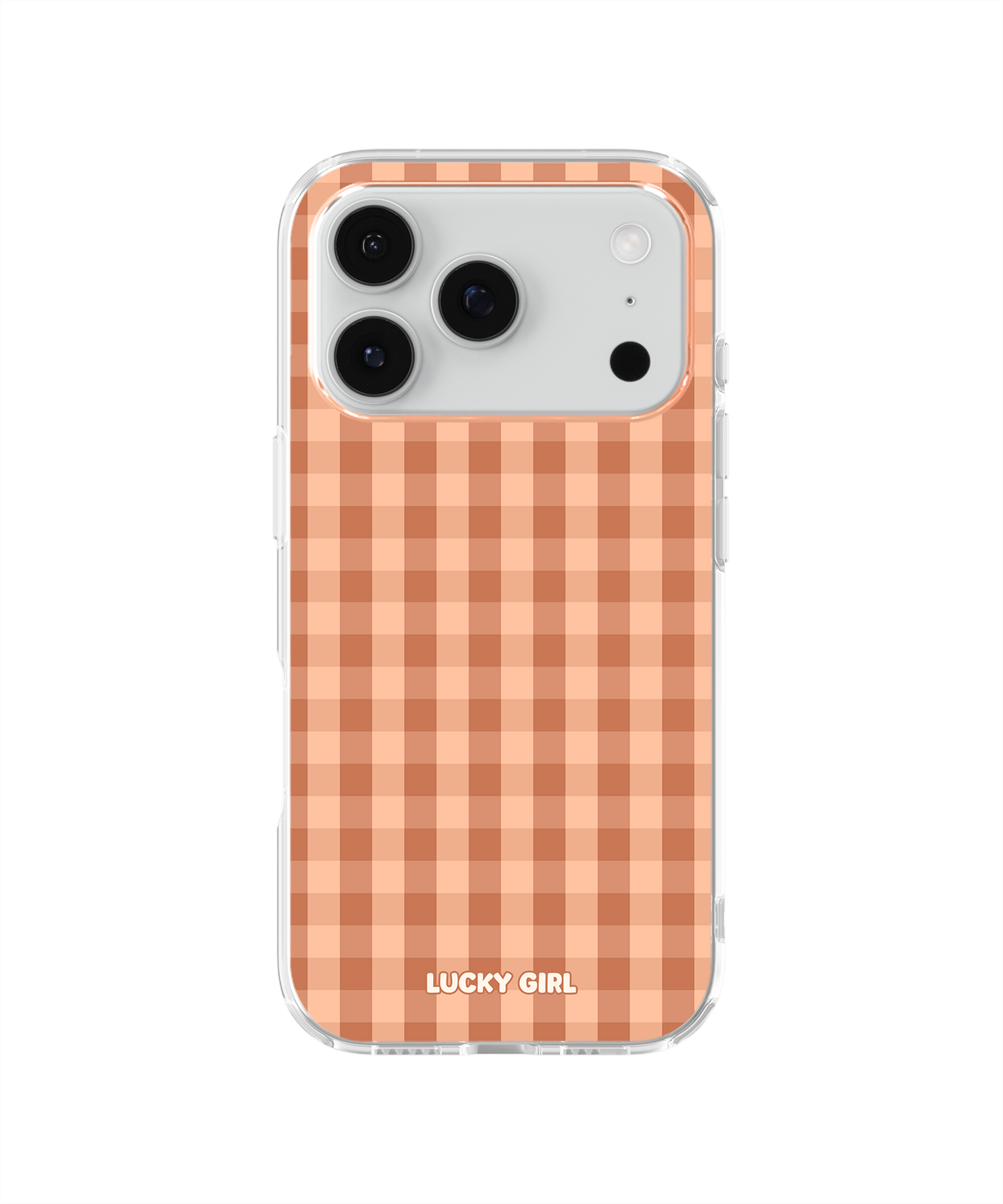 Teddy Gingham Clear Case Insert iPhone 17 Pro