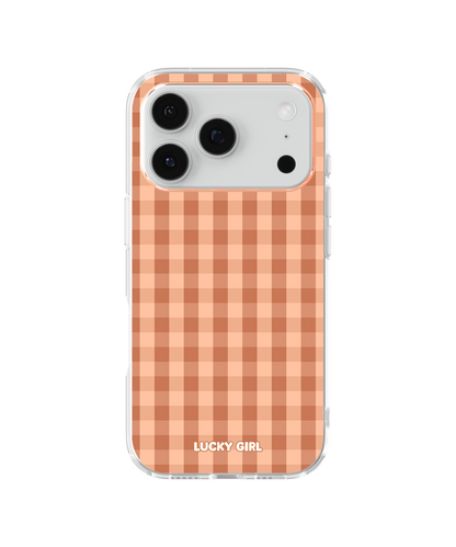Teddy Gingham Clear Case Insert iPhone 17 Pro