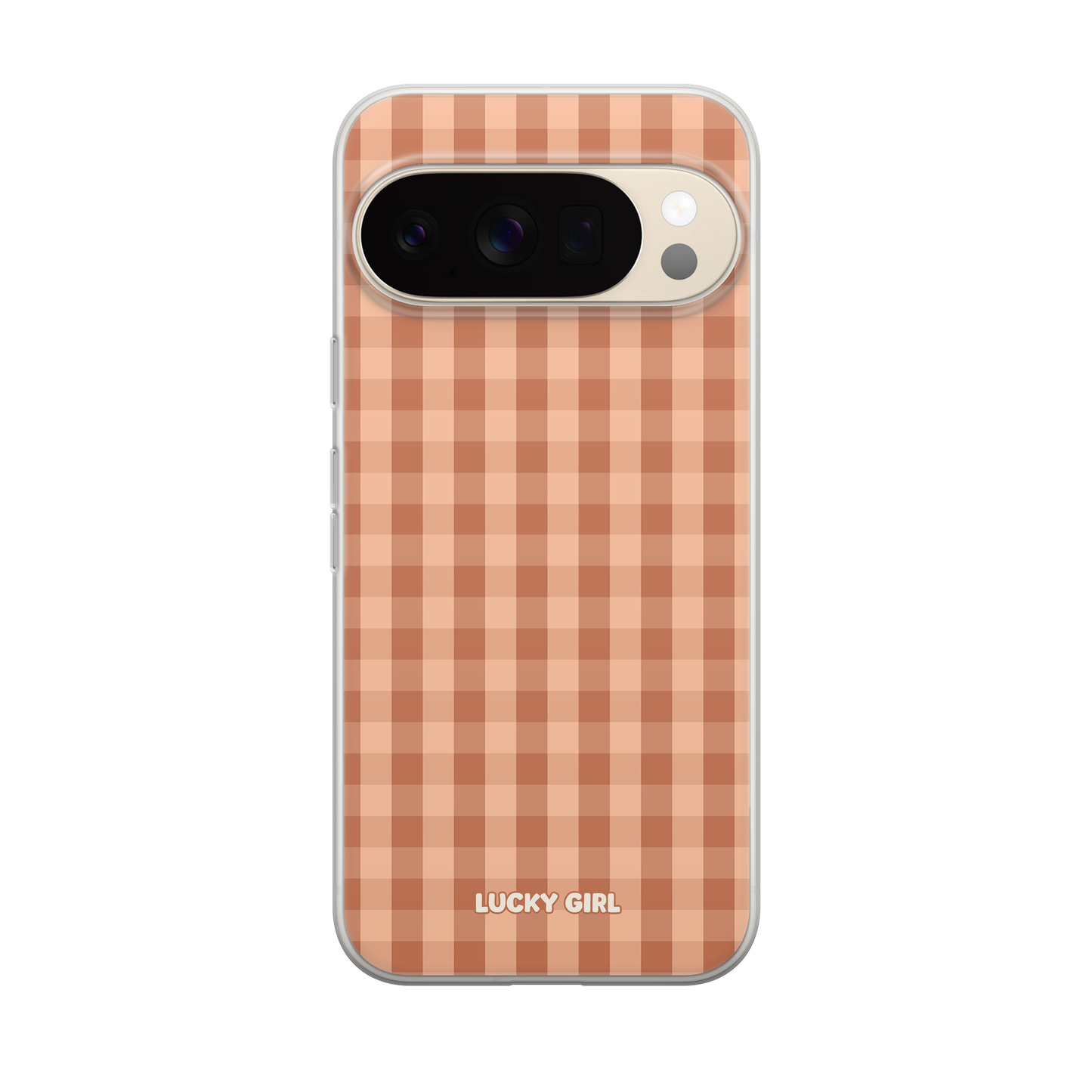 Teddy Gingham Clear Case Insert Pixel 10/10 Pro