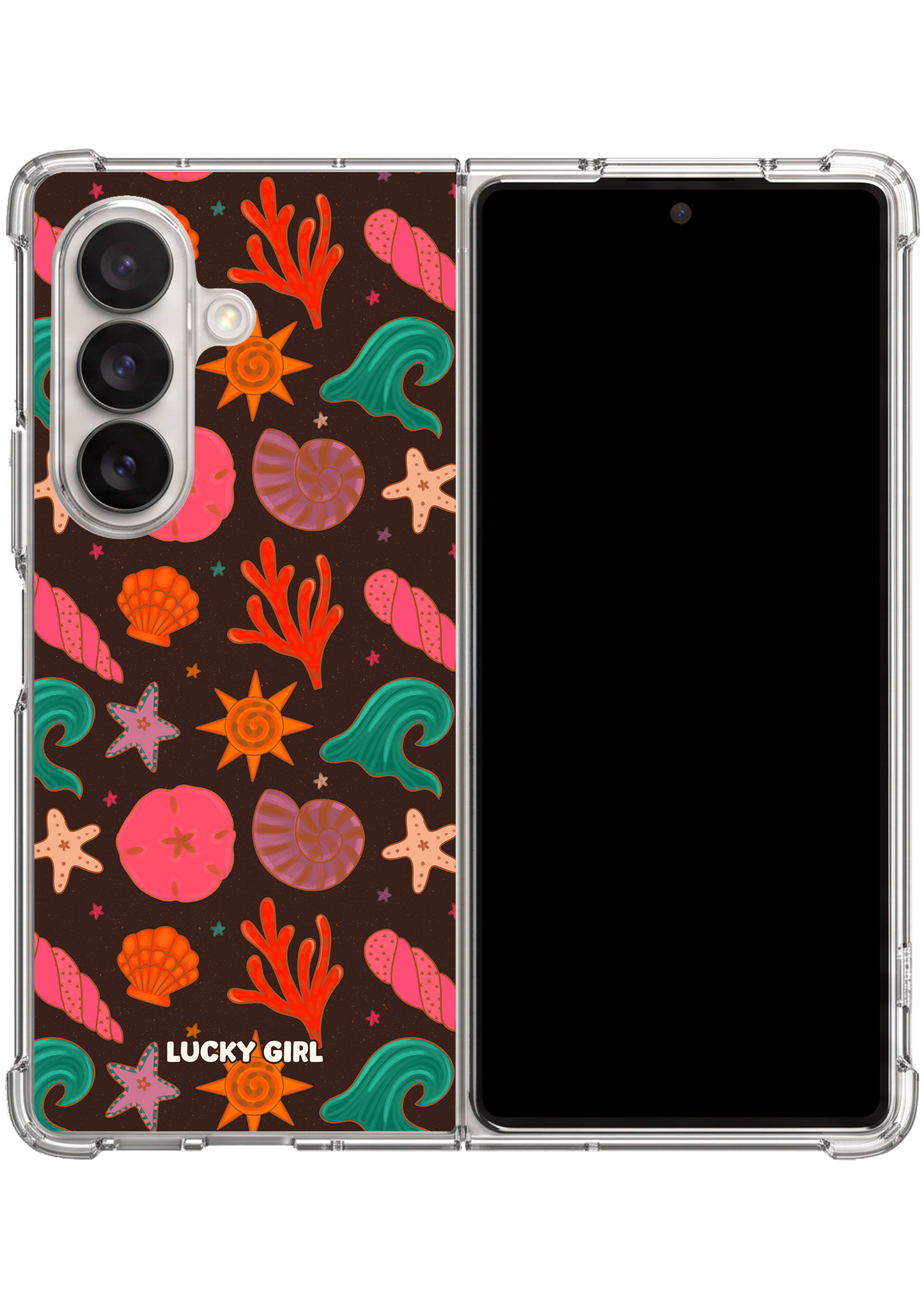 Tide Pool Clear Case Insert Galaxy Z Fold 7
