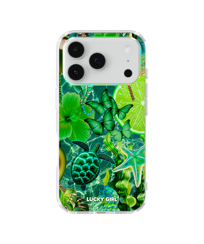 Tropical Jade Clear Case Insert iPhone 17 Pro