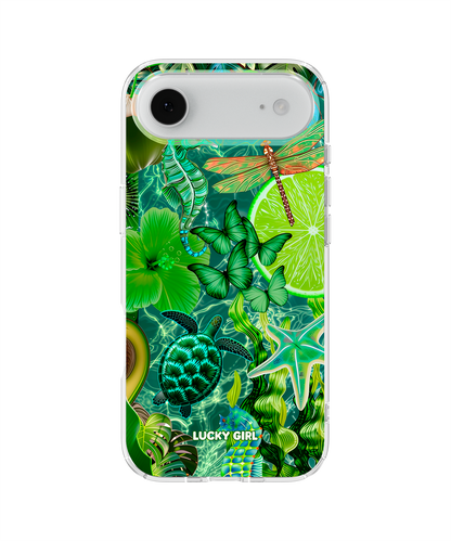 Tropical Jade Clear Case Insert iPhone 17 Air